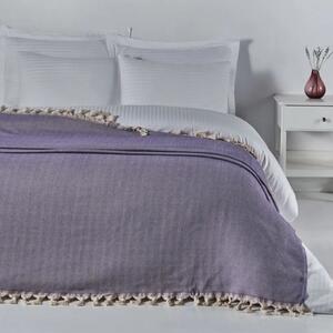 Denizli Concept Jemný tkaný prehoz na pohovku aj posteľ CONCEPT classic fialový . fialová 200x240 cm