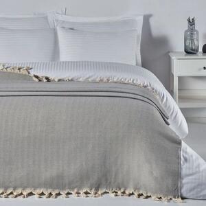 Denizli Concept Jemný tkaný prehoz na pohovku aj posteľ CONCEPT classic svetlo sivý . svetlošedá 200x240 cm
