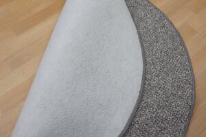 Vopi koberce Kusový koberec Wellington sivý kruh - 120x120 (priemer) kruh cm