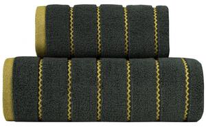 GRENO OSCAR, bavlnené uteráky, osušky - tmavozelený tmavozelená Bavlna 70x140 cm