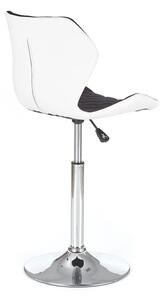Halmar Barová stolička Matrix 2, biela/čierna