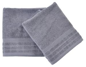EVENIT Froté uteráky, osušky RINGO sivé sivá Bavlna 50x100 cm
