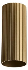 Minimalistické bodové svietidlo Lucas Ribbed Tube 20 bronzová