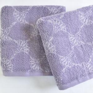 EVENIT Froté uteráky, osušky SEBI fialové fialová Bavlna 50x100 cm