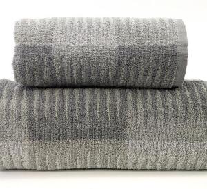 GRENO HAMMER, bavlnené uteráky, osušky - popolavá sivá Bavlna 70x140 cm