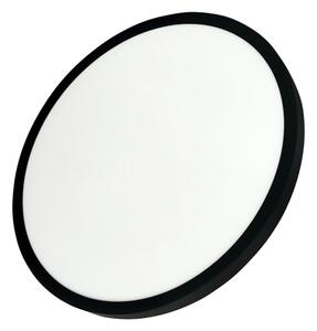 LED stropné svietidlo LED/32W/230V 3000/4000/6500K pr. 40 cm čierna