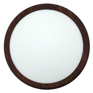 LED stropné svietidlo LED/18W/230V s prepínateľnou teplotou svetla 3000/4000/6500K, priemer 23 cm, hnedé