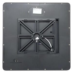 LED stropné svietidlo LED/32W/230V 3000/4000/6500K 40x40 cm čierne