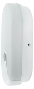 LED vonkajšie nástenné svietidlo s pohybovým senzorom LED/18W/230V IP44 biele