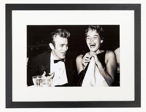 Nástenná dekorácia v ráme Pier Angeli and James Dean
