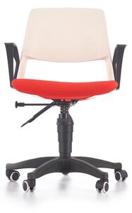Halmar Detská stolička Jumbo, biela/červená