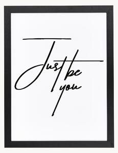 Nástenná dekorácia v ráme Just be You