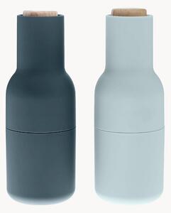 Mlynčeky na soľ a korenie's vrchnákmi z bukového dreva Bottle Grinder, 2 ks
