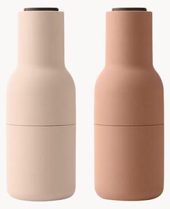 Mlynčeky na soľ a korenie's vrchnákmi z orechového dreva Bottle Grinder, 2 ks