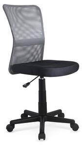 Halmar Detská sieťovaná stolička Dingo, sivá/čierna