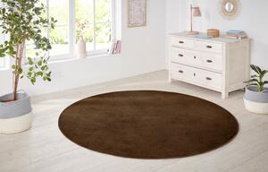 Hanse Home Collection koberce Kusový koberec Nasty 101154 Braun kruh - 200x200 (priemer) kruh cm
