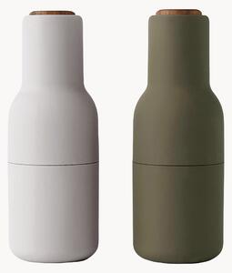Mlynčeky na soľ a korenie's vrchnákmi z orechového dreva Bottle Grinder, 2 ks