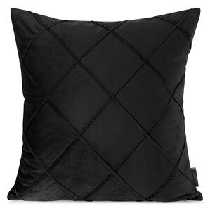 Eurofirany Zamatová obliečka NALA čierna Polyester 40x40 cm