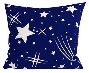 Polybavlnená obliečka na vankúš NIGHT SKY POLY 45x45 cm, modrá