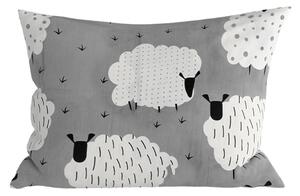 Polybavlnená obliečka na vankúš SHEEP POLY 50x70 cm, sivá