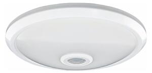 LED stropné svietidlo s pohybovým a súmrakovým senzorom LED/16W/230V pr. 29 cm biela