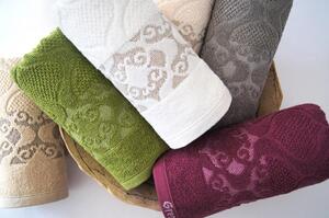 GRENO Lugana SIVÁ - bavlnené uteráky, osušky sivá Bavlna 50x90 cm