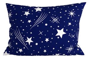 Polybavlnená obliečka na vankúš NIGHT SKY POLY 70x90 cm, modrá