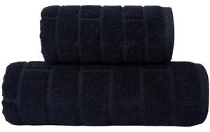 GRENO Brick - čierny - bavlnené uteráky a osušky čierna Bavlna 70x140 cm