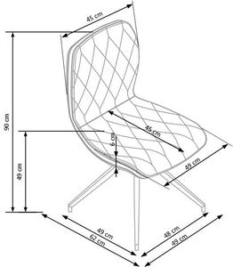 Halmar Jedálenská stolička K237, svetlo hnedá