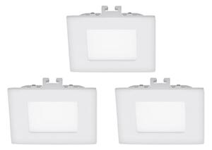 Eglo 94733 - SADA 3x LED podhľadové svietidlo FUEVA 1 LED/2,7W/230V