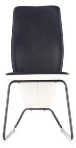 Halmar Jedálenská stolička K300, biela/čierna