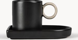 Porcelánová šálka na espresso's podšálkou Niki, 2 ks