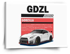 Sablio Obraz Nissan GTR 35 Godzilla - 150x110 cm