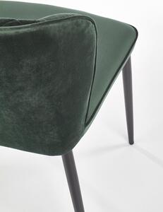 Halmar Jedálenská stolička K399, tmavo zelená