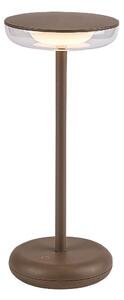 Rabalux KONIN LED stmievateľná nabíjacia vonkajšia lampička 6W/5V IP44 1800 mAh hnedá
