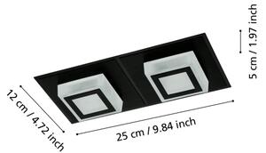 Eglo 99362 - LED Stropné svietidlo MASIANO 2xLED/3,3W/230V