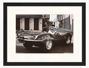 Fotografia v ráme Steve McQueen in His Jaguar