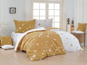 Obliečky Arietta Gold Bavlna deluxe 1x 140/200, 1x 70/90