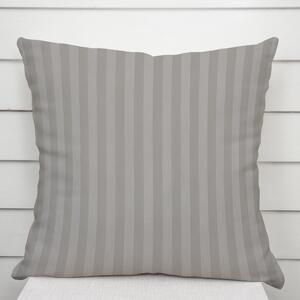 Biante Damašková obliečka na vankúš Atlas Grádl DM-019 Hnedosivý - pásiky 2 cm 30 x 50 cm