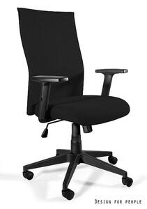 UNIQUE Kancelárska stolička BLACK ON BLACK PLUS