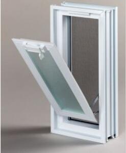 Vetracie okno Glassblocks biela 19x38 cm plast GBMR1938