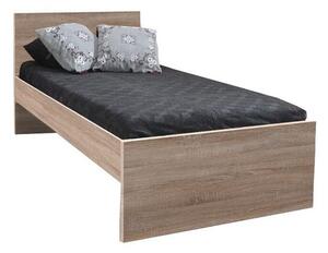 Drevená posteľ Nikola I, 90x200, dub