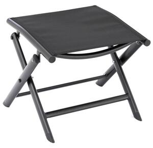 Garthen 70853 Sklopná hliníková stolička, čierna