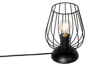 Moderná stolová lampa čierna - Palica
