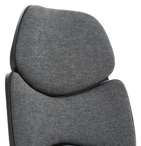 KANCELÁRSKE KRESLO, tkaná textília, sivá, čierna, biela Carryhome - Kancelárske stoličky