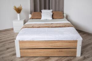Manželská posteľ LEA s roštom | 140 x 200 cm Farba: Sivá