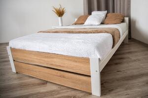 Manželská posteľ LEA s roštom | 140 x 200 cm Farba: dub sonoma