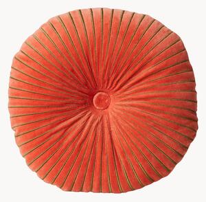 Okrúhly ručne vyrobený bavlnený vankúš Ripple, Ø 50 cm