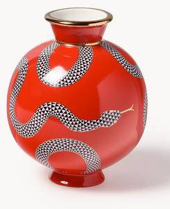 Porcelánová váza so zlatými akcentmi Eden, V 23 cm