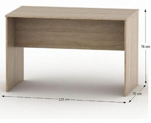 Tempo Kondela Zasadací stôl Tempo Asistent New 21 ZA, dub sonoma, 120 cm